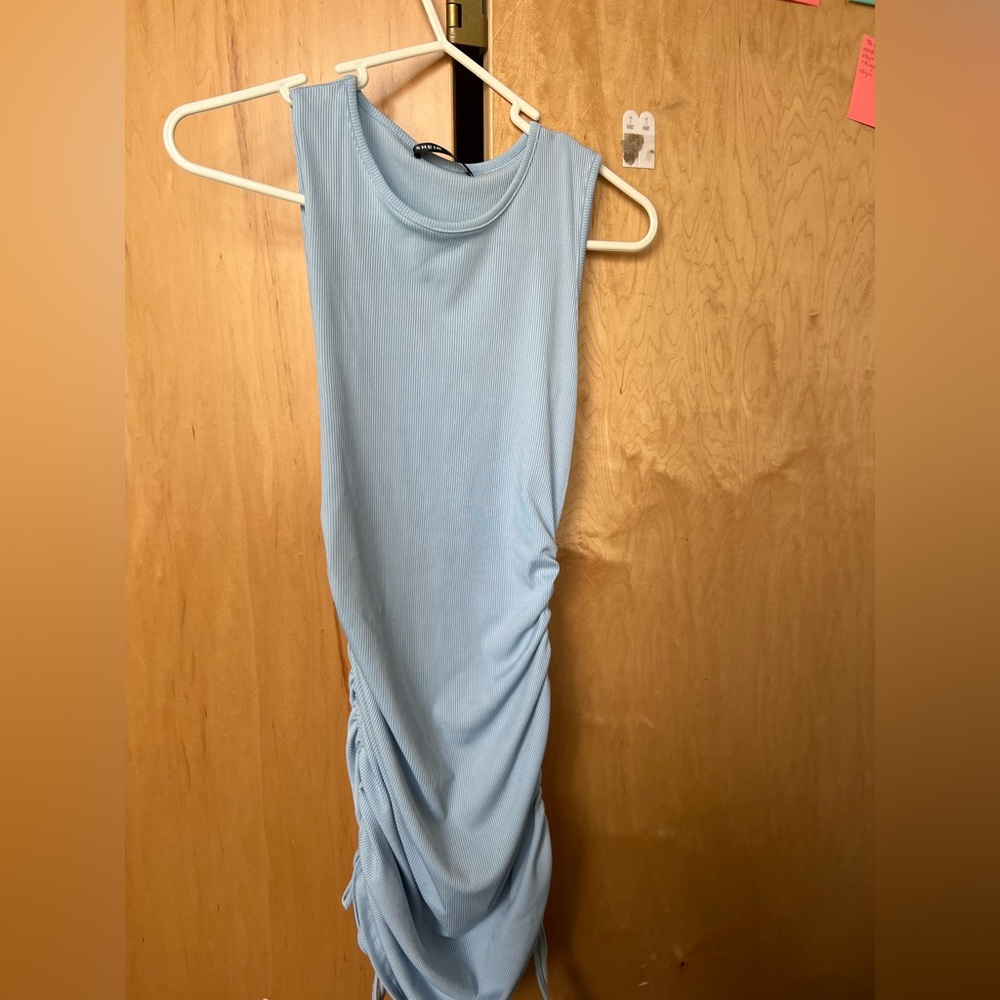 Blue shein dress